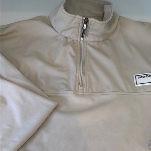 New Balance Beige Windbreaker Jacket - Picture 5 of 13